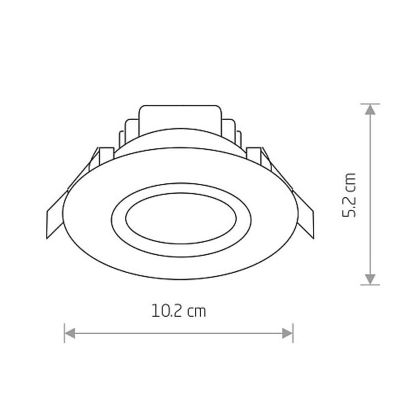 Точковий світильник Helios LED 5W 4000K Білий (109731792) недорого