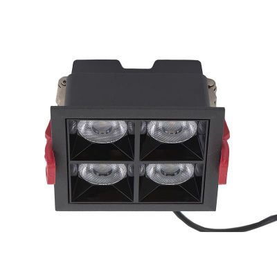 Точечный светильник MIDI LED 16W 4000K RECESSED Черный (109731965)