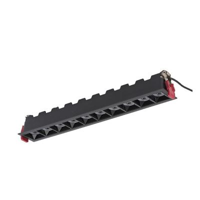 Точечный светильник MIDI LED 40W 3000K RECESSED Черный (109731968)