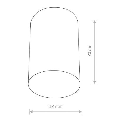 Точечный светильник Point plexi L Черный (109731883) недорого