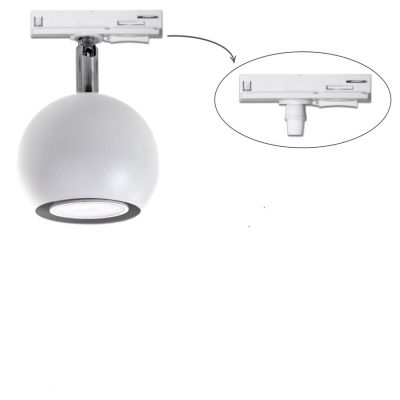 Трековый светильник Тrack Bowl GU10 TL90 White (1111230568) дешево