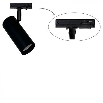 Трековый светильник Тrack Pelikan GU10 TL120 Black (1111234650) недорого