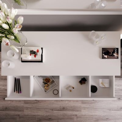 Туалетний столик Далас Білий, Чорний (68479344) дешево