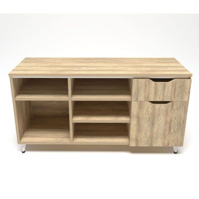 Тумба Delta DL-401R Белый беж, Блэквуд Ячменный  (08479105) дешево