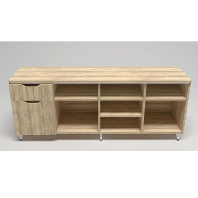 Тумба Delta DL-402L Белый беж, Блэквуд Ячменный  (08479151) дешево