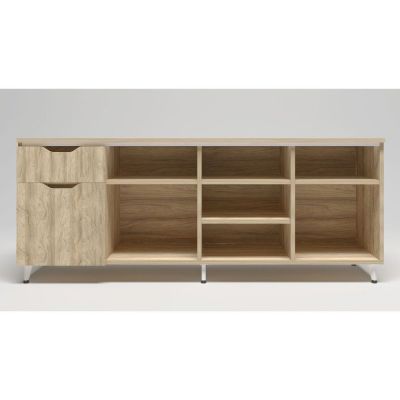 Тумба Delta DL-402L Белый беж, Блэквуд Ячменный  (08479151) недорого
