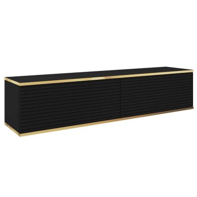 Тумба под телевизор навесная Oro RTV135 MDF Черный (1321469792)