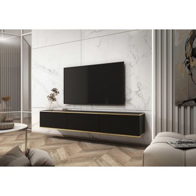 Тумба под телевизор навесная Oro RTV175 MDF Черный (1321469802) недорого