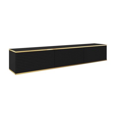 Тумба под телевизор навесная Oro RTV175 MDF Черный (1321469802)