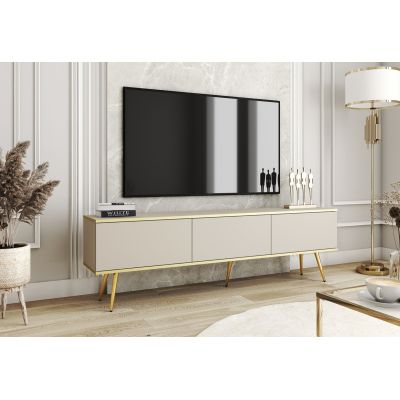 Тумба під телевізор Oro RTV175 Бежевий, Золотий (1321469740) недорого