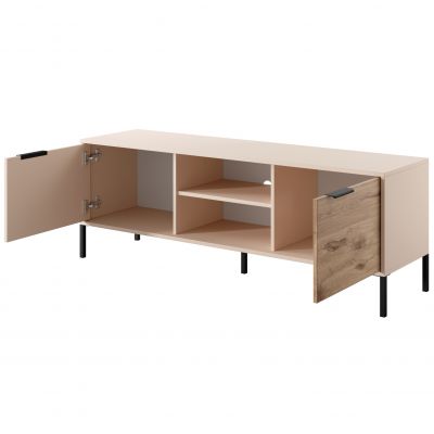 Тумба під ТВ мала Хюге Дуб Вікінг, Бежевий (1541196501) с доставкой
