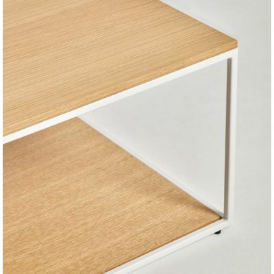 Журнальный стол Yoana 110x60 Дуб, Белый (90935848) недорого