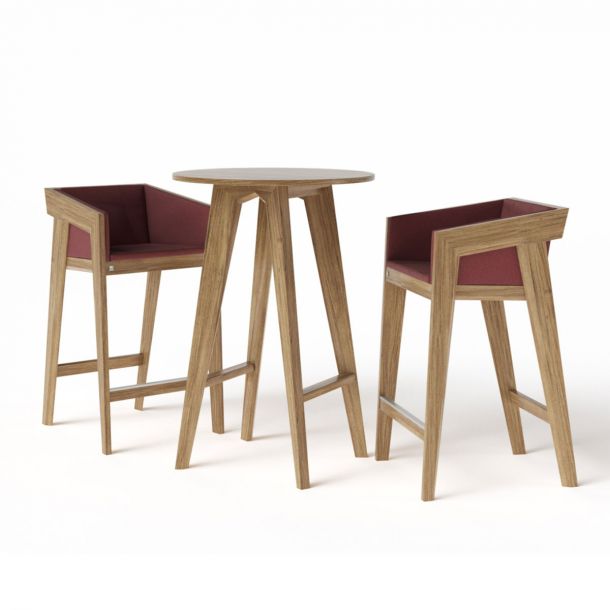 Барный стол Air 2 bar O D60 LBrown, LBrown (60461104) недорого