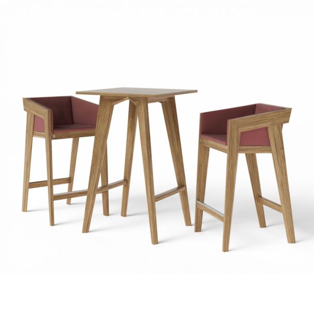 Барный стол Air 2 bar S 70x70 LBrown, LBrown (60461095) недорого