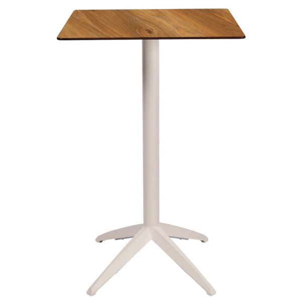 Барный стол Quatro High Fix 60х60 dark oak, white (1691271355) недорого