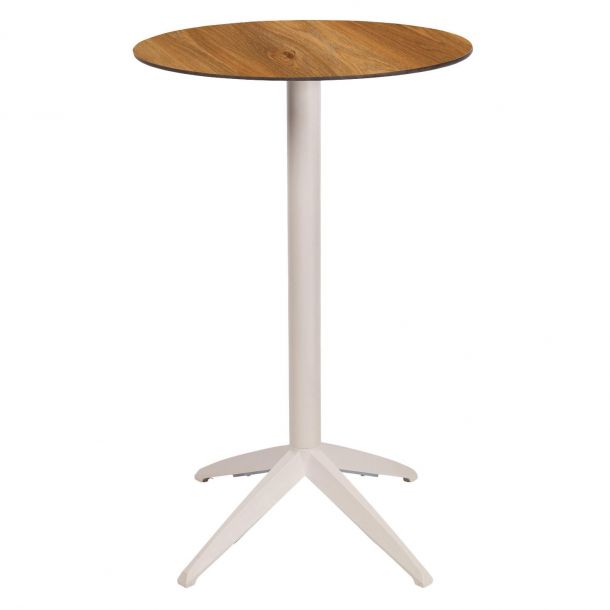 Барный стол Quatro High Fix D60 dark oak, white (1691271527) недорого