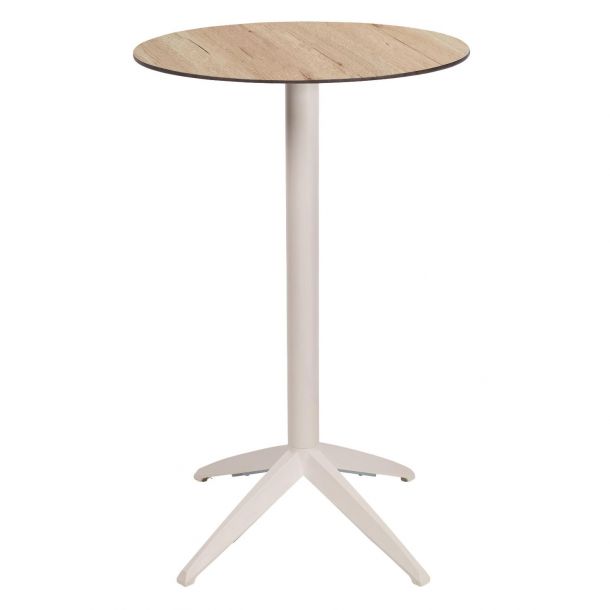 Барный стол Quatro High Fix D60 oak, white (1691271528) недорого