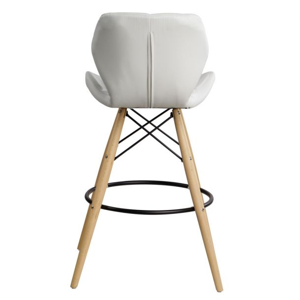 Барний стілець HATTA Astra Eco Wood Білий (44373469) kupistul
