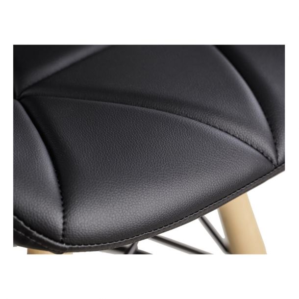 Барний стілець HATTA Astra Eco Wood Чорний (44373460) kupistul