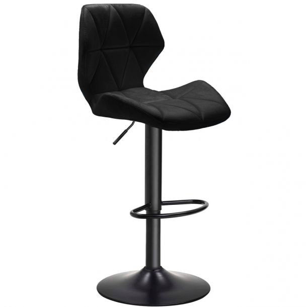 Барний стілець HATTA Astra new Black Velvet Чорний (44515260) в Украине
