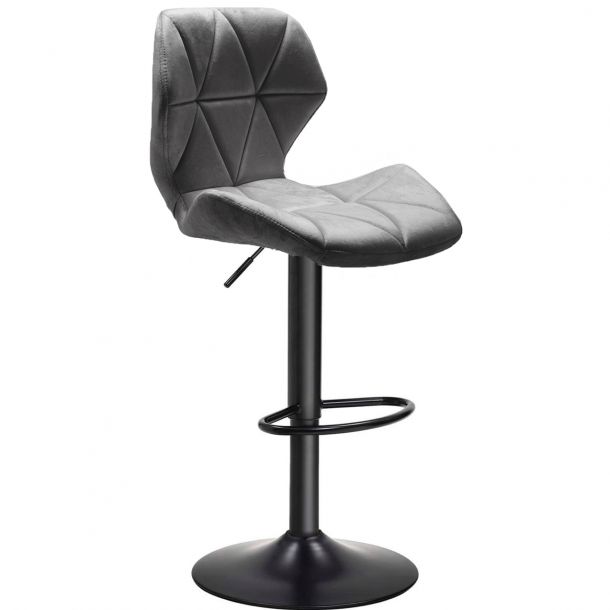 Барный стул HATTA Astra new Black Velvet Темно-серый (44829748) недорого