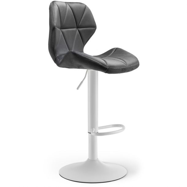 Барний стілець HATTA Astra new White Velvet Темно-сірий (44524148) в интернет-магазине
