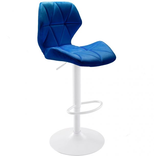 Барный стул HATTA Astra new White Velvet Темно-синий (44524152) дешево