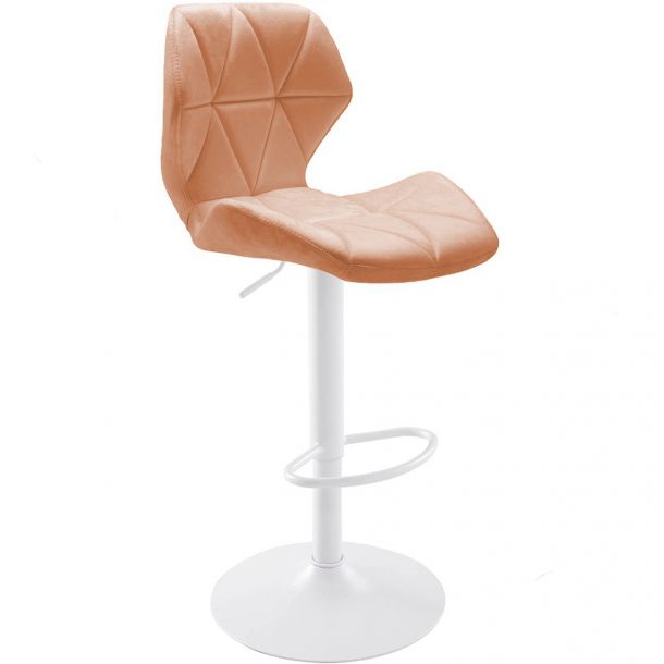 Барный стул HATTA Astra new White Velvet Терракотовый (441205781) дешево