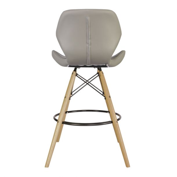 Барний стілець HATTA Astra Eco Wood Сірий (44460298) kupistul