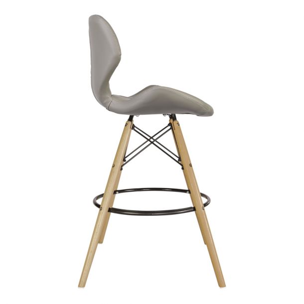 Барний стілець HATTA Astra Eco Wood Сірий (44460298) купить