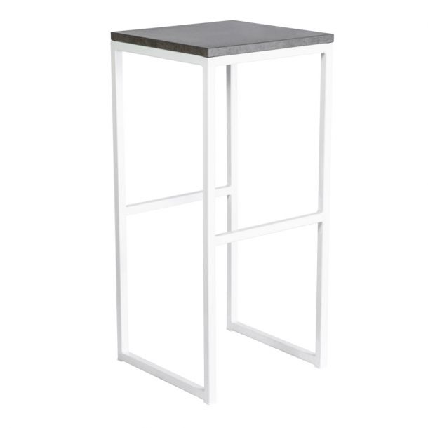 Барний стілець HATTA B-Stool 75 Білий, Бетон (44460476) в Украине