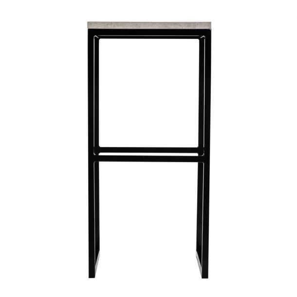 Барный стул HATTA B-Stool 75 Черный, Бетон (44460477) фото