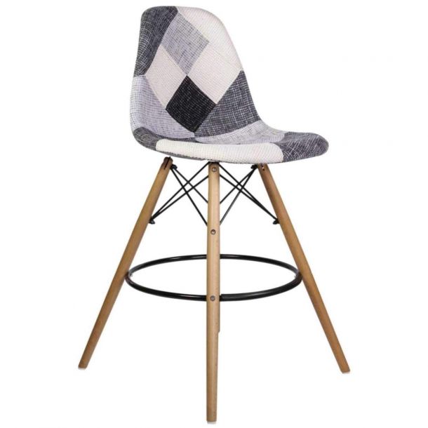 Барний стілець HATTA Bryan Wood Patchwork 2 (44460296) в Киеве