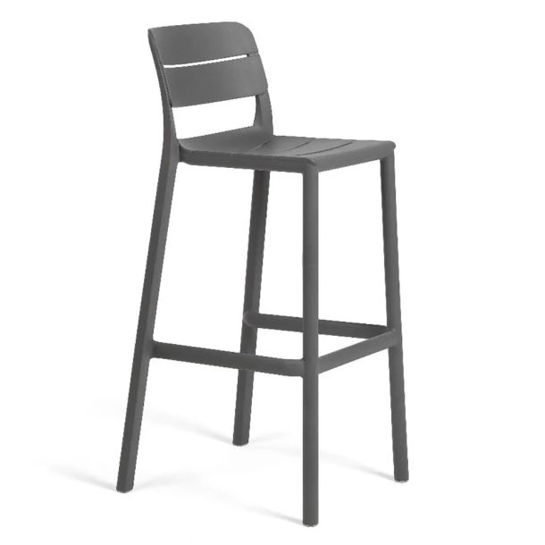 Барний стілець Cassia Stool Basalto (131489286) недорого