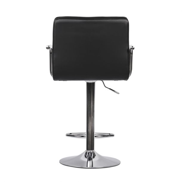 Барний стілець HATTA Dublin Arm Chrome Eco Чорний (44406332) в Украине