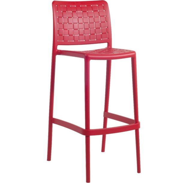 Барний стілець Fame-S Bar 75cm Червоний (27446100) недорого