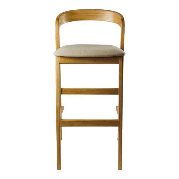 Барный стул Floki NEW Beige, Натуральный Дуб (611193664) kupistul