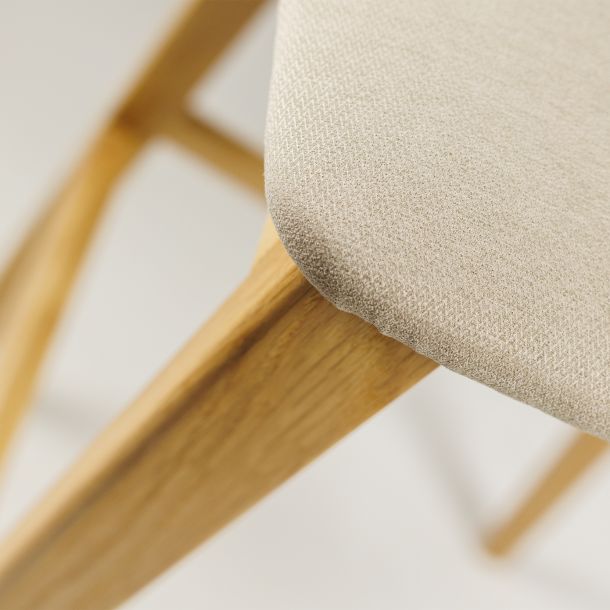 Барный стул Floki NEW Beige, Натуральный Дуб (611193664) с доставкой