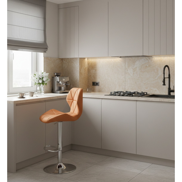 Барный стул HATTA Astra new Chrome Velvet Бронзовый (44479154) в Киеве