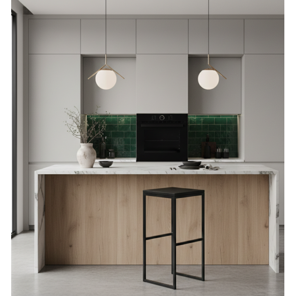 Барний стілець HATTA B-Stool 75 Чорний, Венге (44356981) kupistul