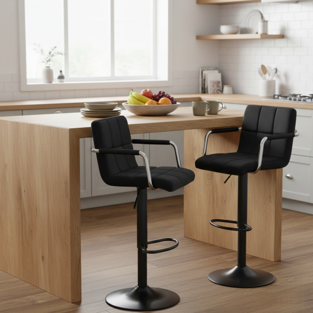 Барный стул HATTA Dublin Arm Black Velvet Черный (44515269) с доставкой