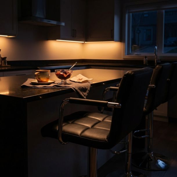 Барний стілець HATTA Dublin Arm Chrome Eco Чорний (44406332) в интернет-магазине