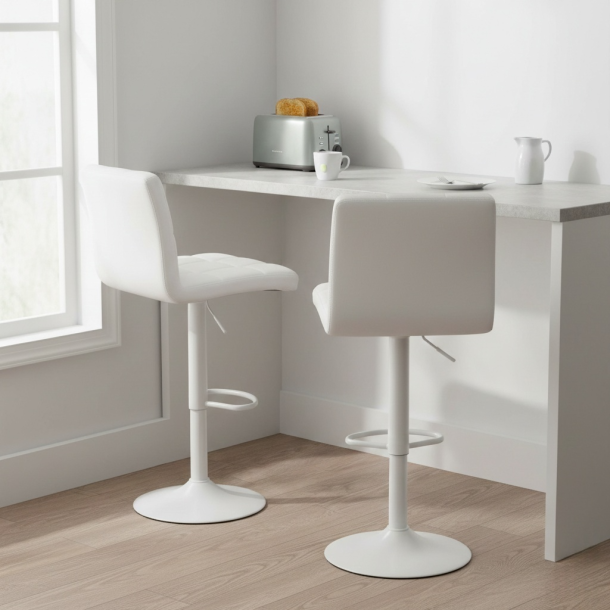 Барный стул HATTA Dublin White Eco Белый (44550152) цена