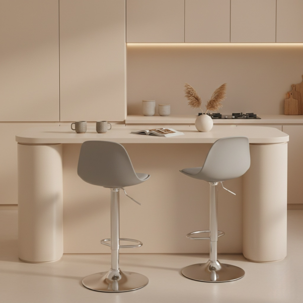 Барный стул HATTA Milan Eco Chrome Серый (44512972) цена