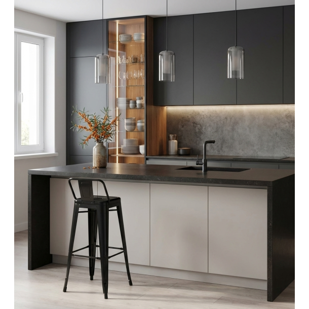 Барный стул HATTA Practic Back Черный (44936309) в Киеве
