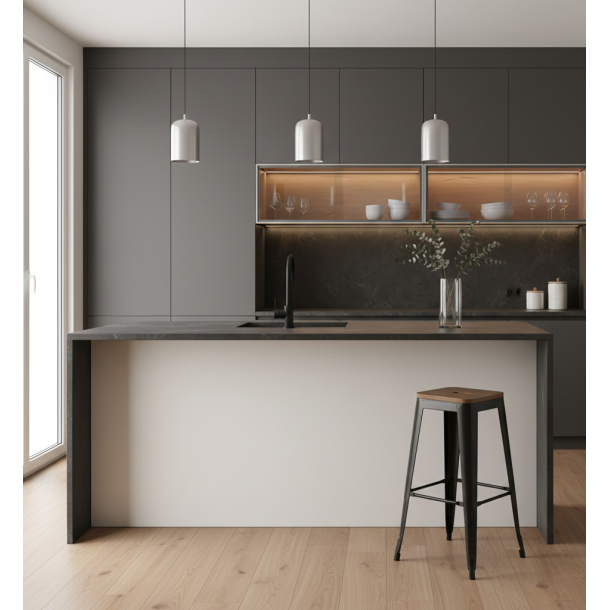 Барный стул HATTA Practic Wood Черный (44478930) в Киеве