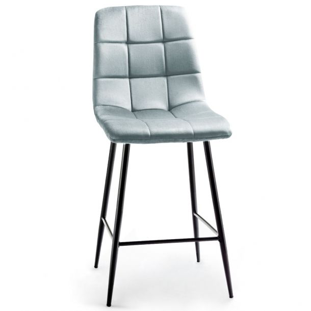 Барный стул HATTA Indigo Velvet Серый (44556642) купить