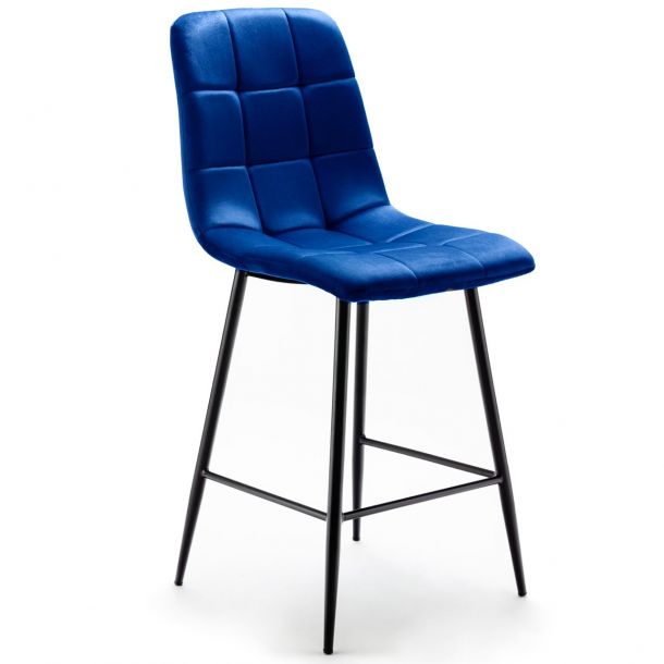 Барный стул HATTA Indigo Velvet Темно-синий (44556643) kupistul