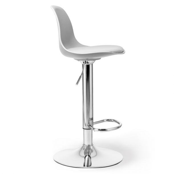 Барный стул HATTA Milan Eco Chrome Серый (44512972) в Украине
