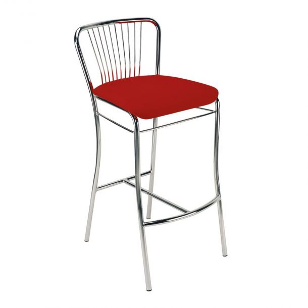 Барний стілець Neron hocker chrome V 27 (21225825) недорого